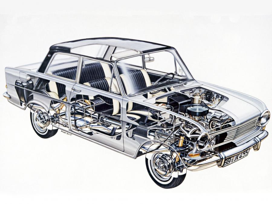 Схема Opel Kadett 1962 года  (фото 5 из 9)